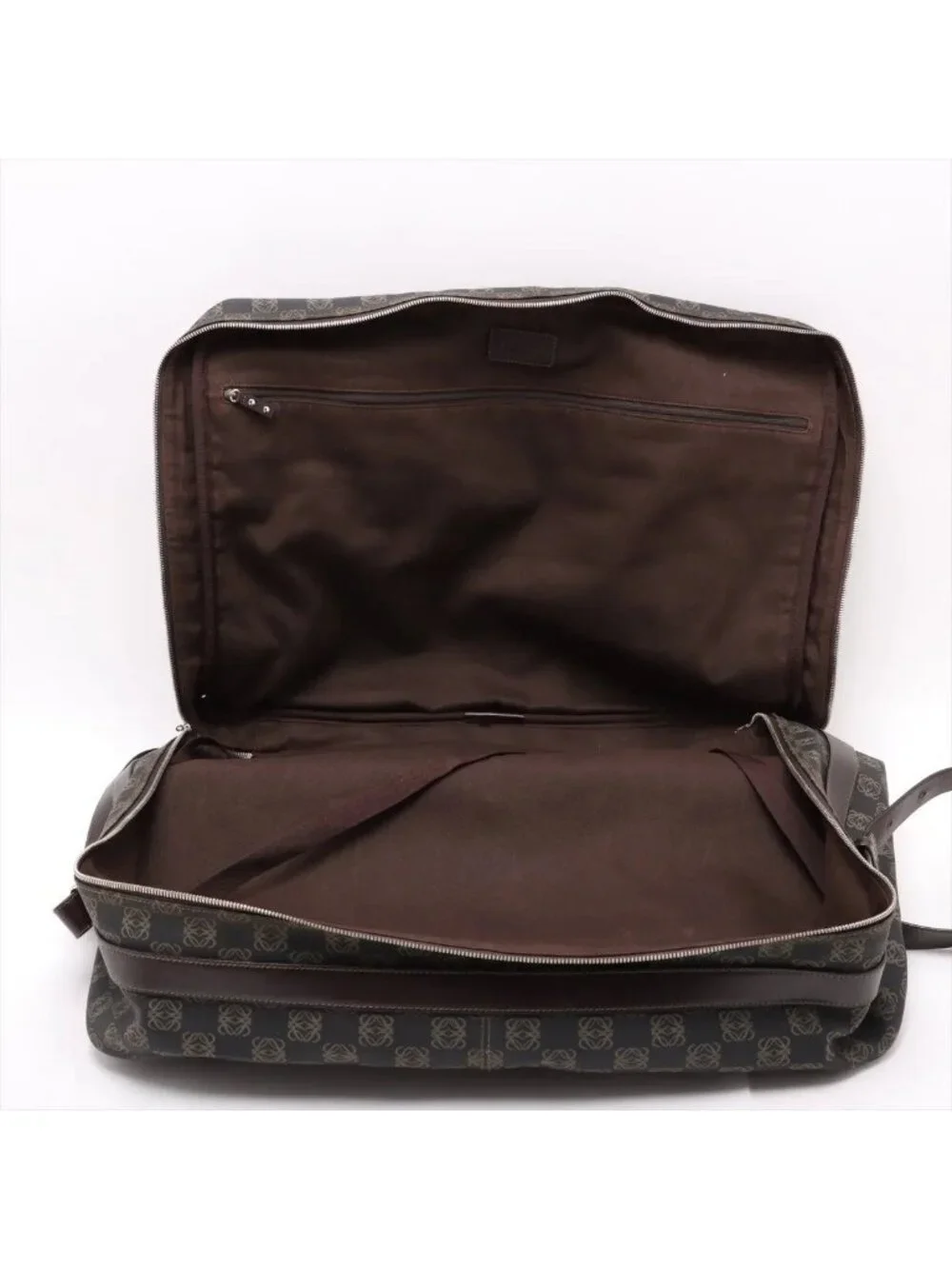 Loewe Repeat Anagram Leather 2-Way Boston Bag Crossbody